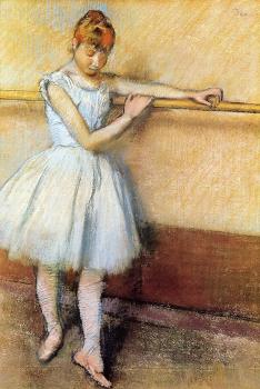 Edgar Degas : Dancer at the Barre